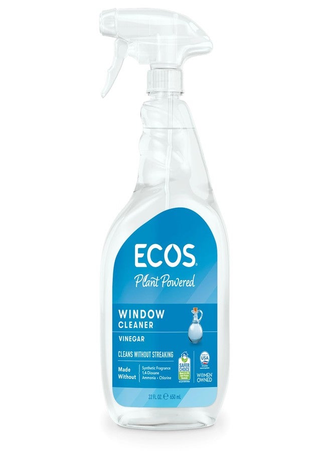 ECOS Earth Friendly Products ECOS Window Cleaner with Vinegar, 22-Ounce, (Pack of 3) - Image 1